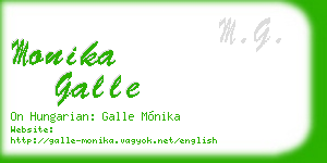 monika galle business card